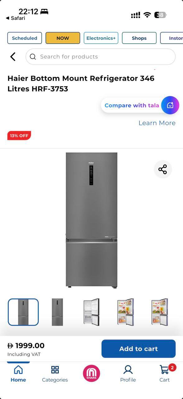 Продажа — Холодильник Haier, двухдверный, состояние отличное, 9 месяцев использования
