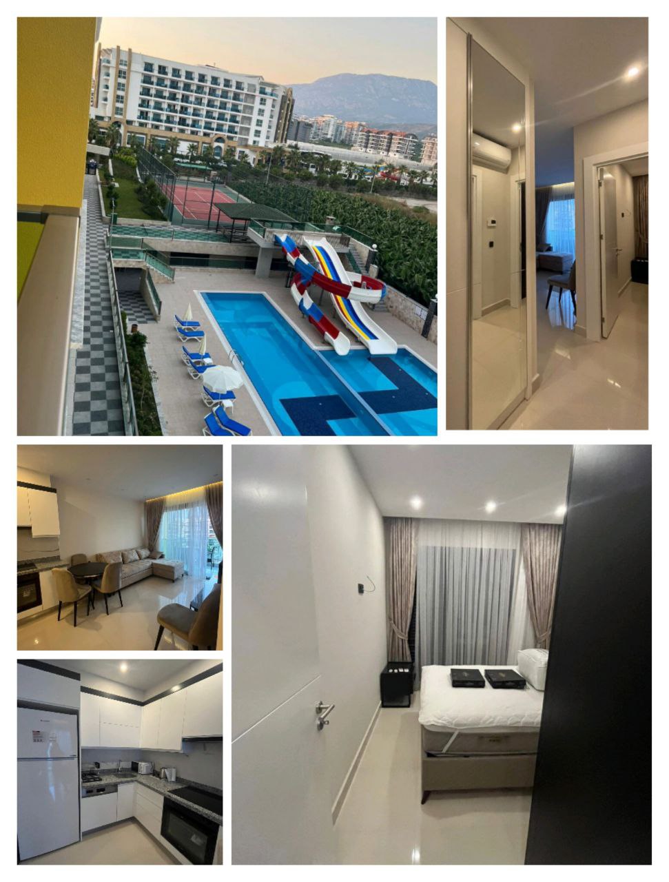 Аренда 1+1, 2+1 Konak Terrace, Kargilcak, комплекс с бассейнами и инфраструктурой