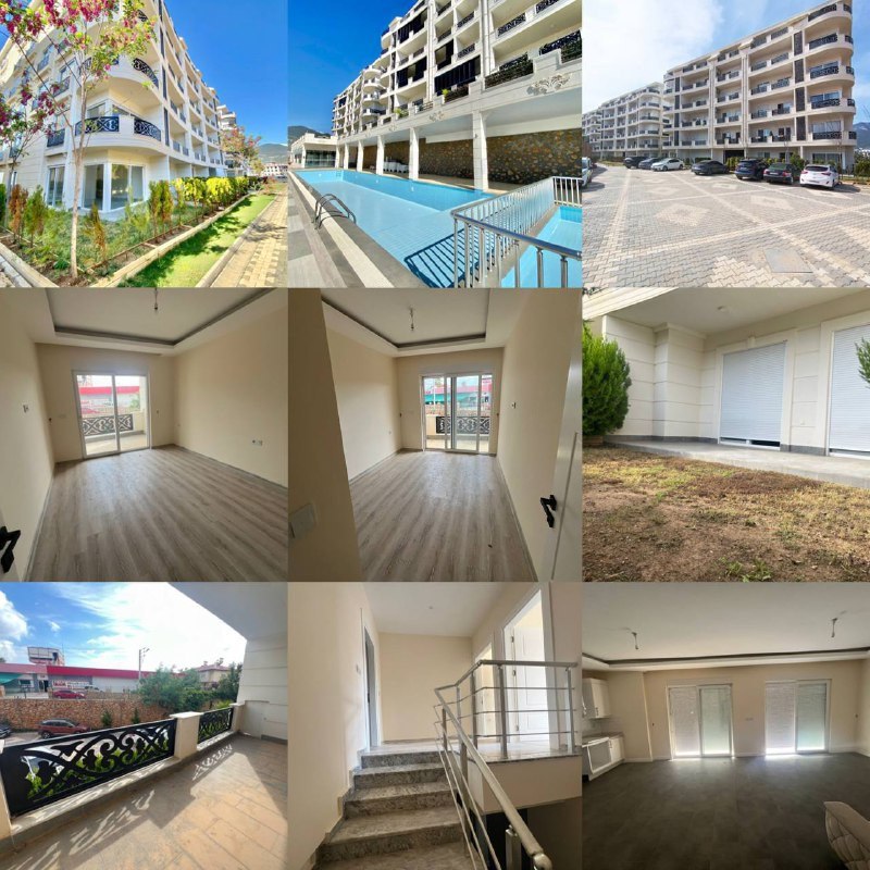 Дуплекс 2+1 120м² с частным садом 30м² SEN PALACE Алания Оба.