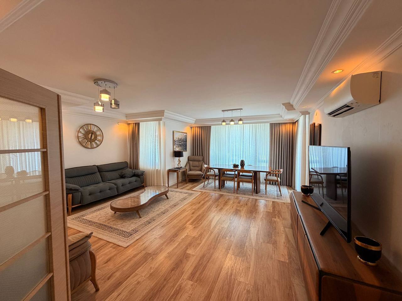 2+4 duplex for long-term rent in Gursu, Konya-Alti, Antalya - premium furniture and appliances