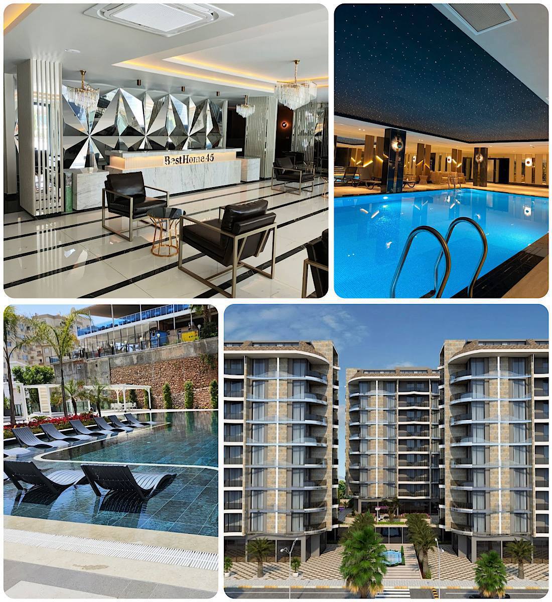 Дизайнерская квартира 1+1 в ЖК BestHome 45 Excellence