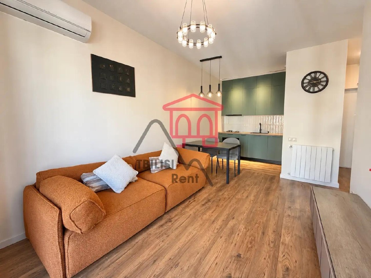 Сдаётся уютная квартира в Сабуртало, 46 м², 2 комнаты