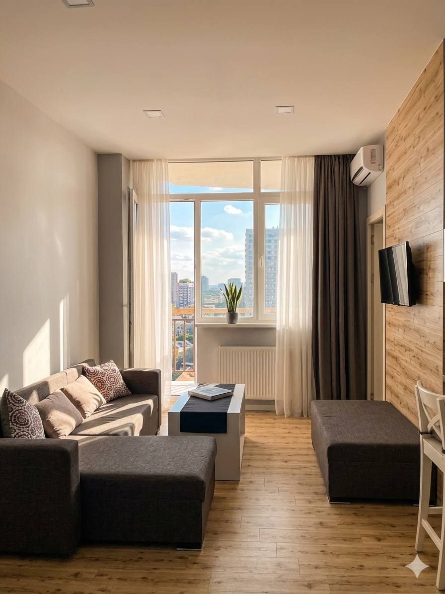 Сдается квартира 1+1 в Батуми, 42 м², 12 этаж, 450$