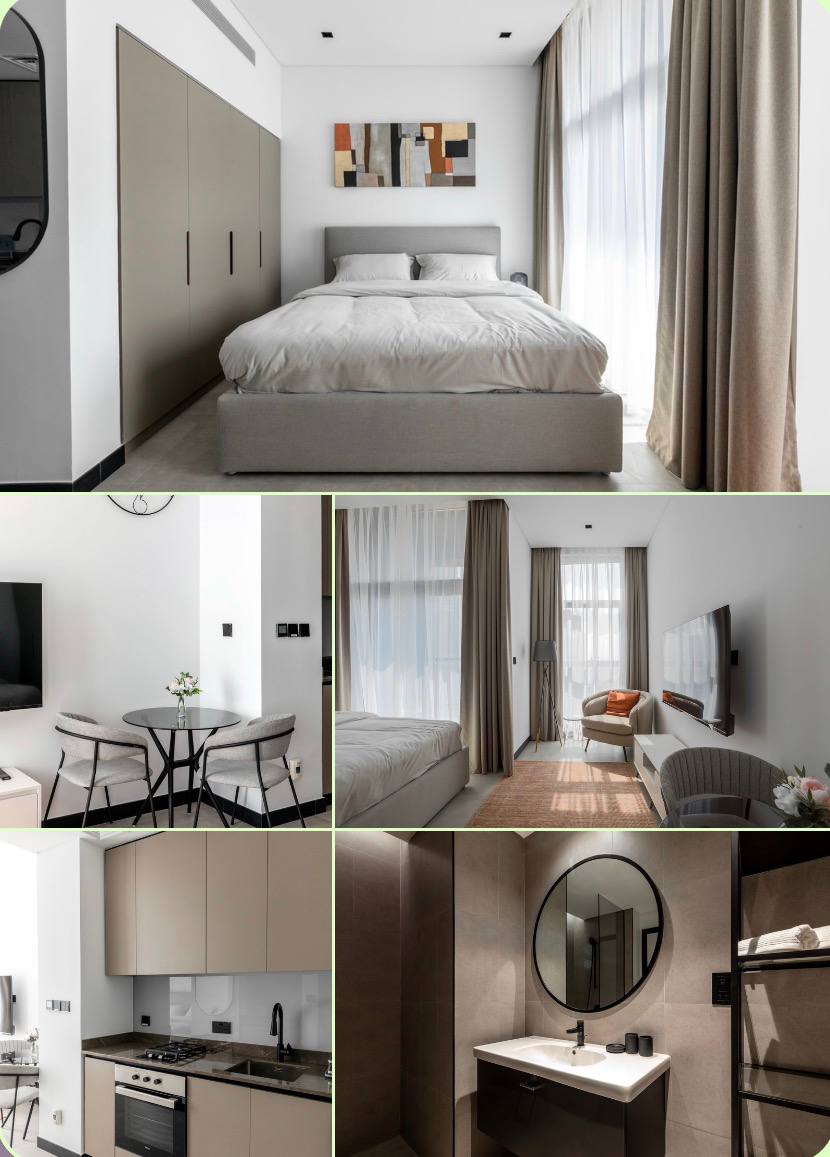 Меблированная студия в Business Bay, 15 Northside, аренда 5000 AED за три месяца.