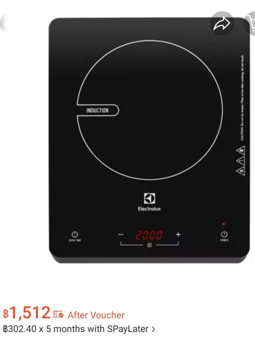 Продажа — Индукционная плита Electrolux, 2000W