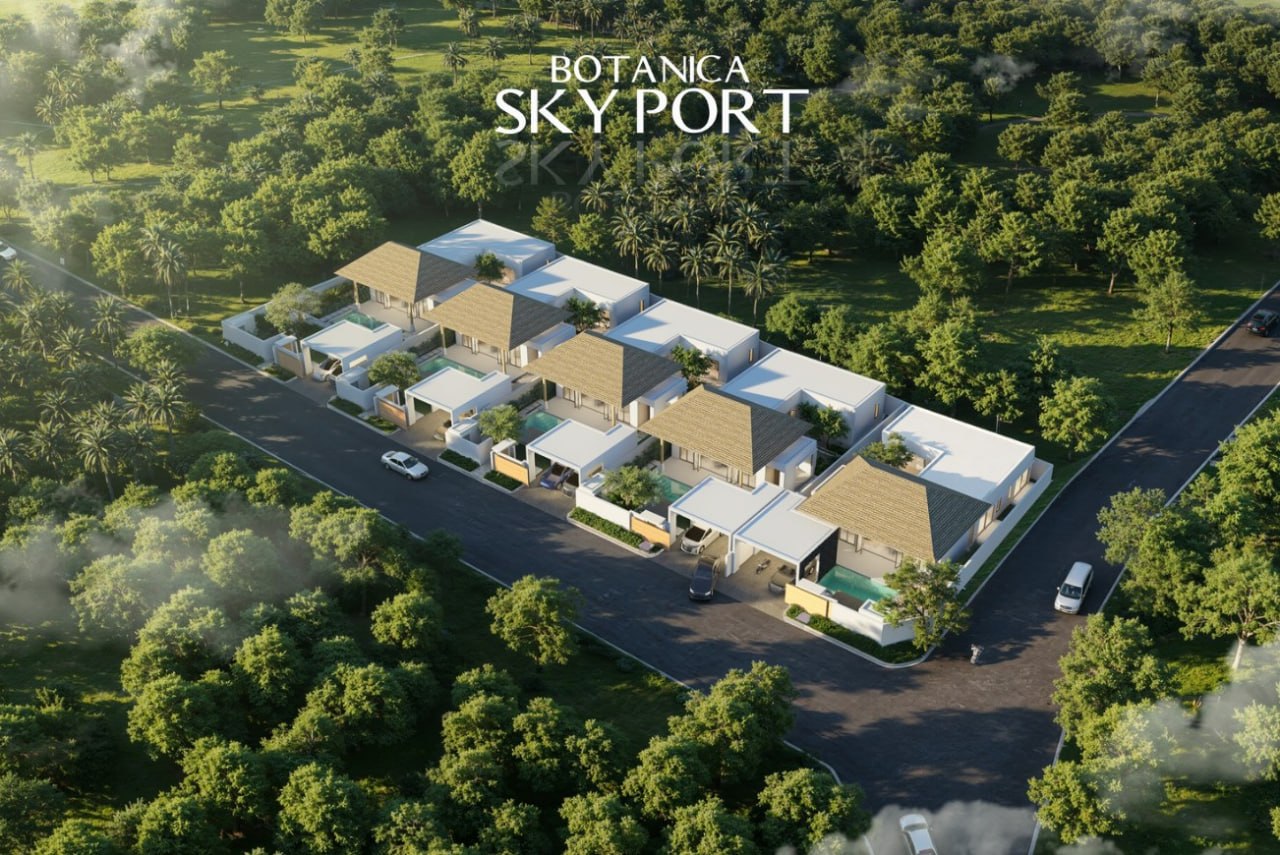 Эксклюзивные виллы Botanica Sky Port, Nai Yang, Phuket — 3 спальни, приватный бассейн, от 19900000 бат