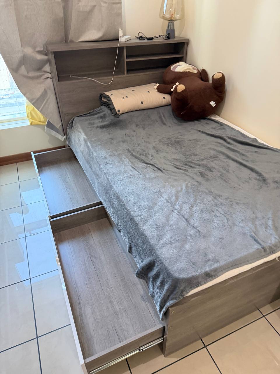 Продажа — Кровать с матрасом, размеры 230х130, Дубай Марина