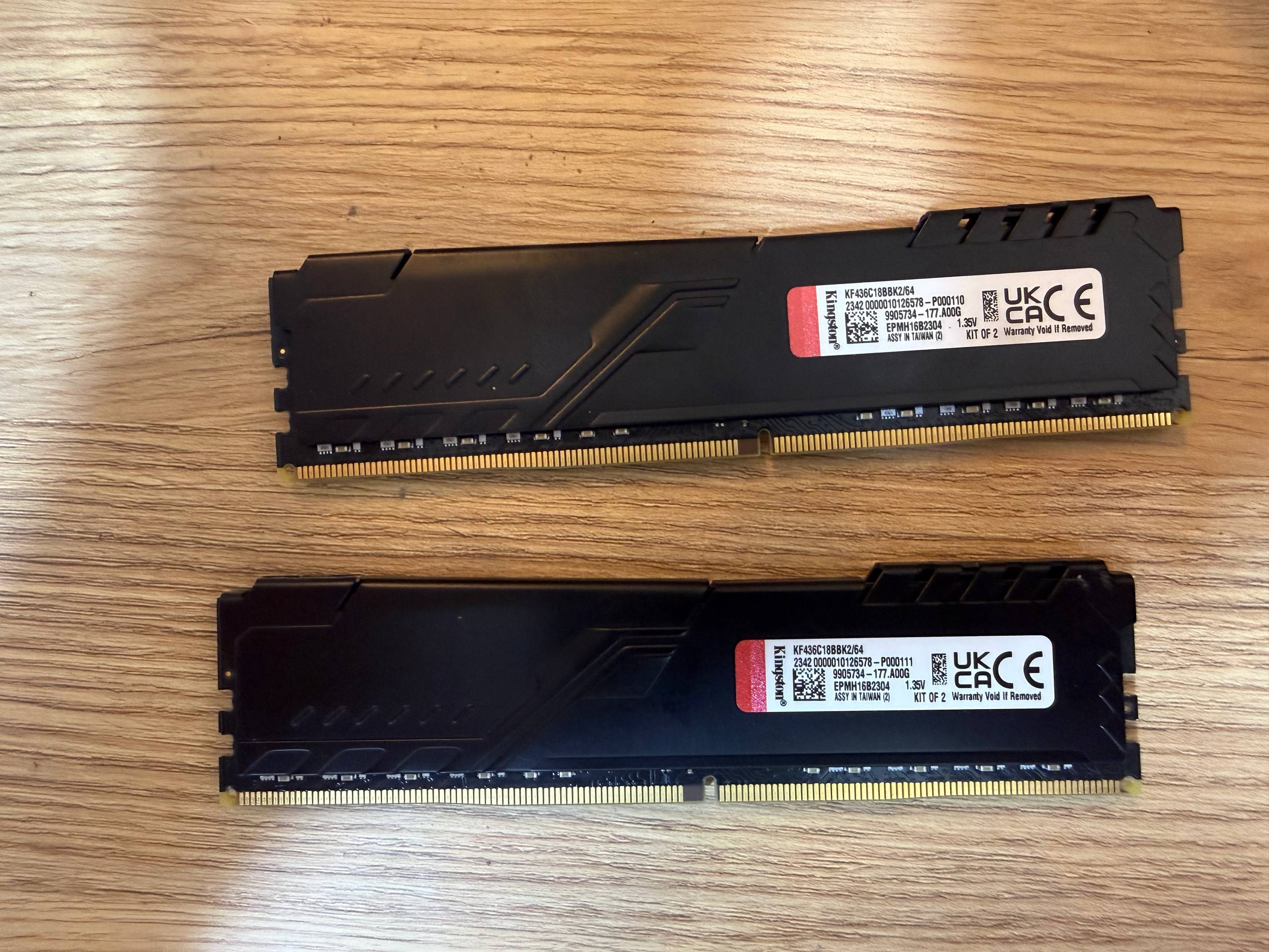 Продажа оперативной памяти Kingston FURY Beast Black 64GB (2x32GB) DDR4 3600 MHz