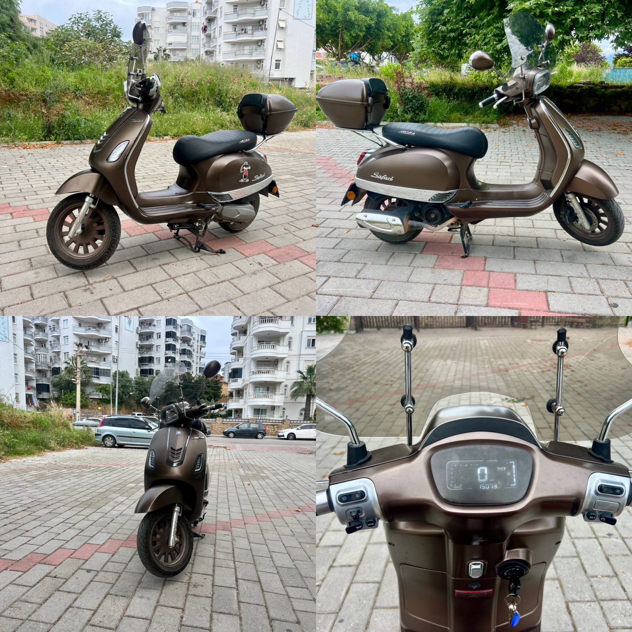 Скутер Arora Safari 125cc категория B, пробег 15000км, октябрь 2024