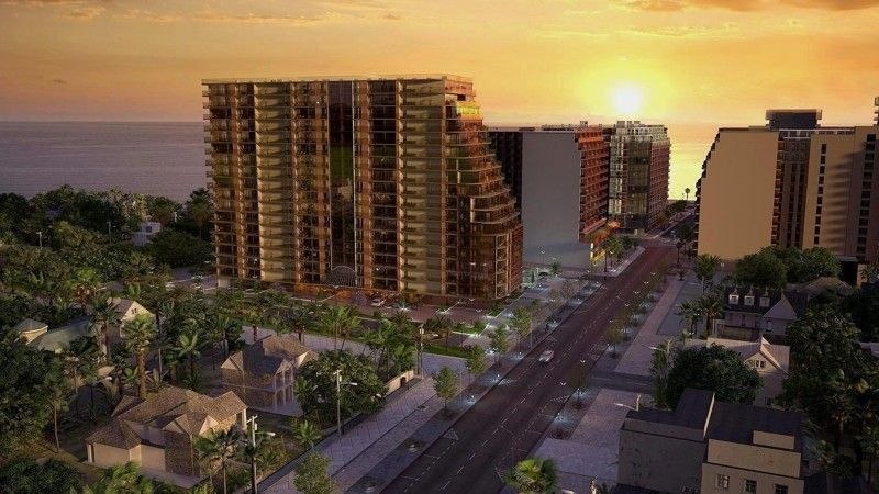 Видовая 1+1 в Optima Residence, 65 м², 5 этаж, газифицирована, 200м до моря
