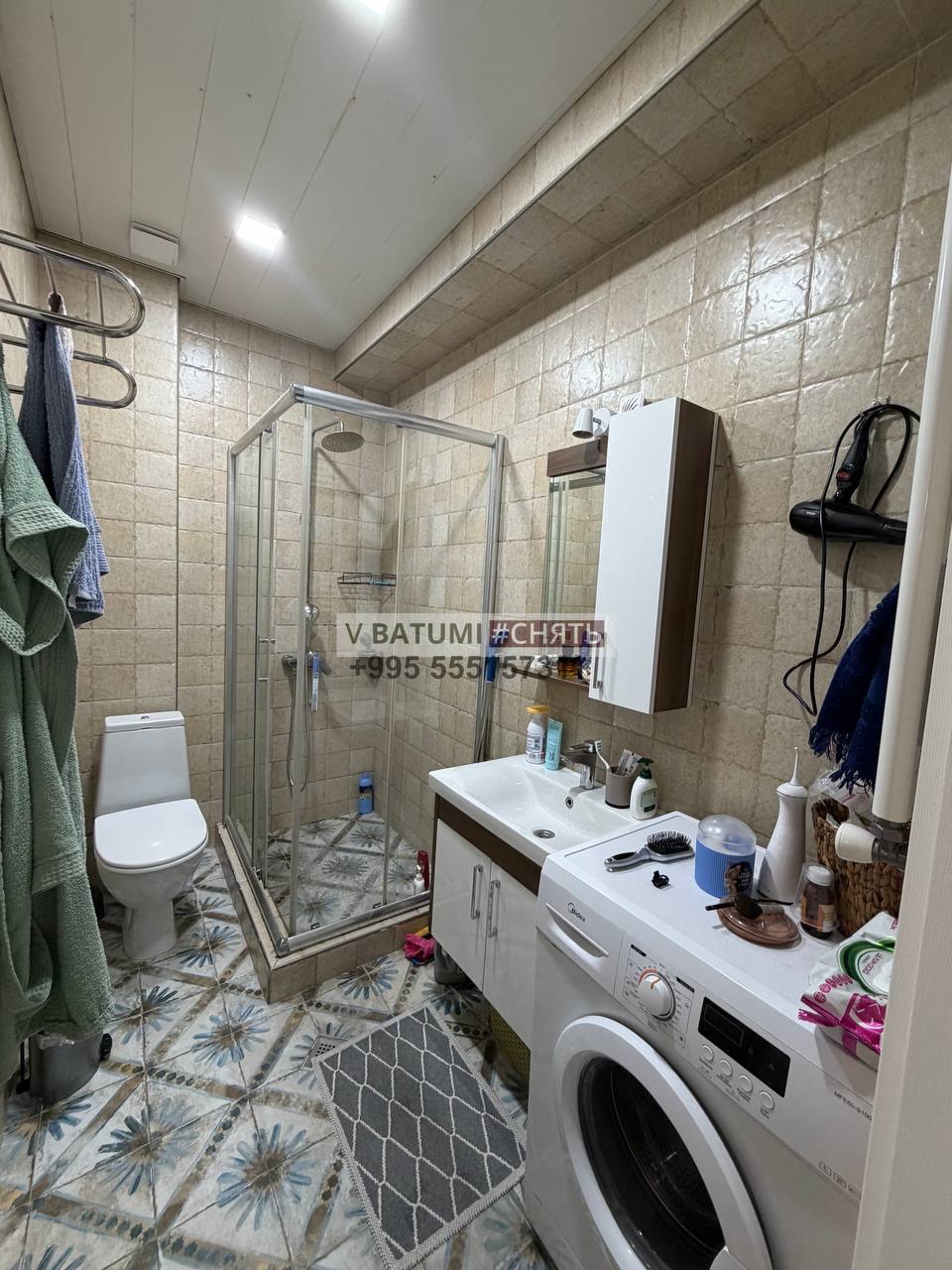 2-bedroom apartment for rent, 55 m², 6th floor, near Park 6 Maiya