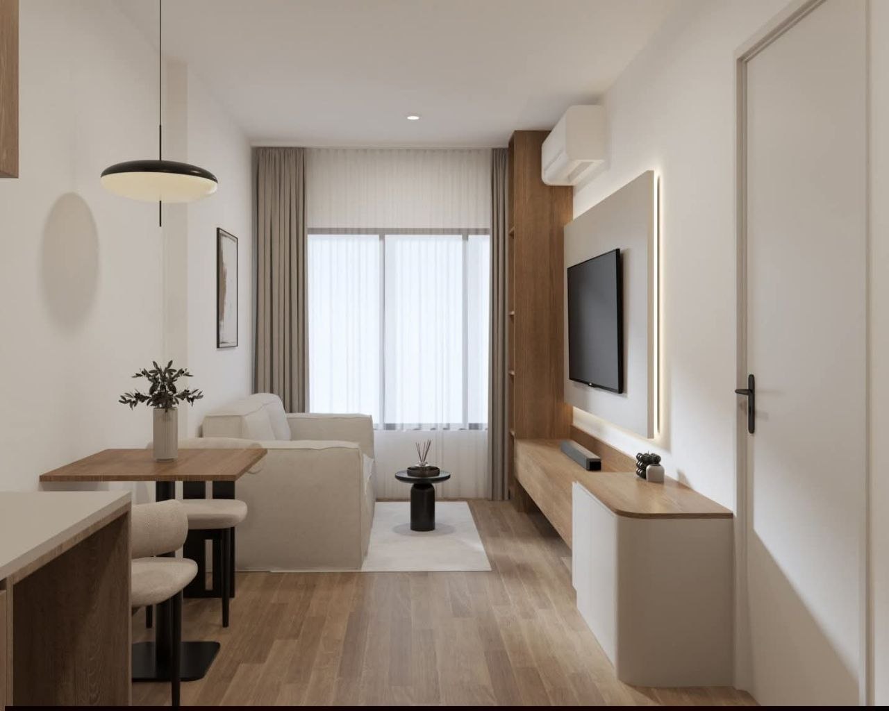 Аренда 1-спальной квартиры 35 м² на 12 этаже в комплексе Life Rama 4 Asoke
