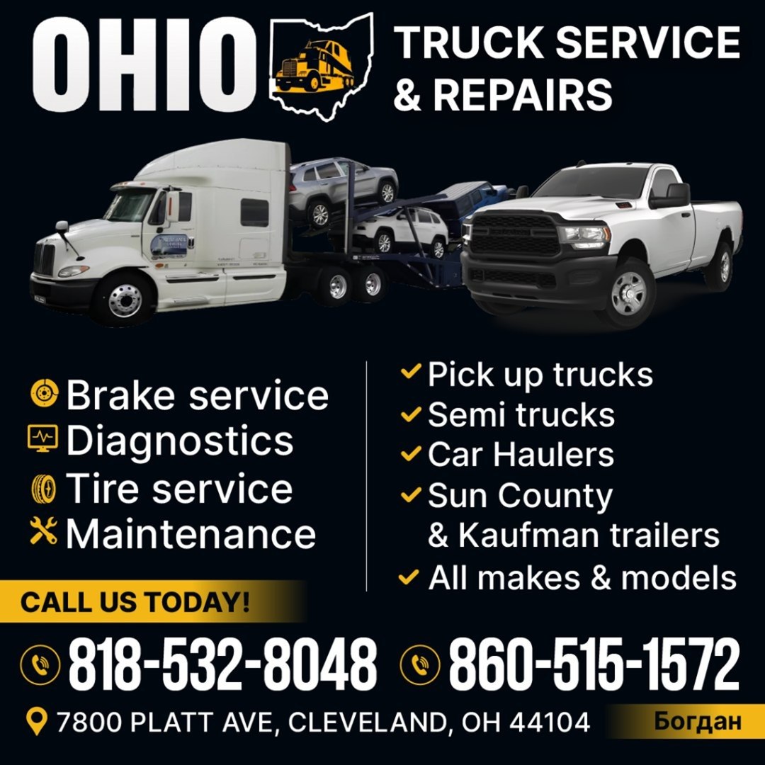 Truck Service & Repairs Ohio: diagnostics, brakes, tire service