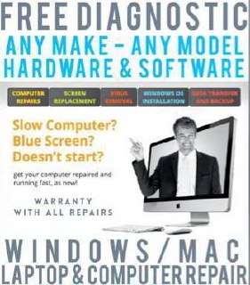 Ремонт ноутбуков и настольных компьютеров Apple MacBook, iMac и Windows