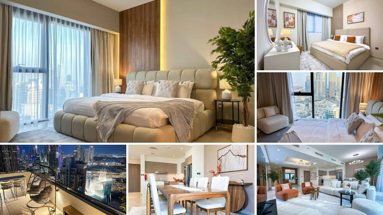 Sale — 3-bedroom + maid room, Downtown Act One Act Two, 206 sqm, Burj Khalifa view, fully furnished, high floor 💰 8,200,000 AED 📍 Dubai #Sale #Apartment #Dubai