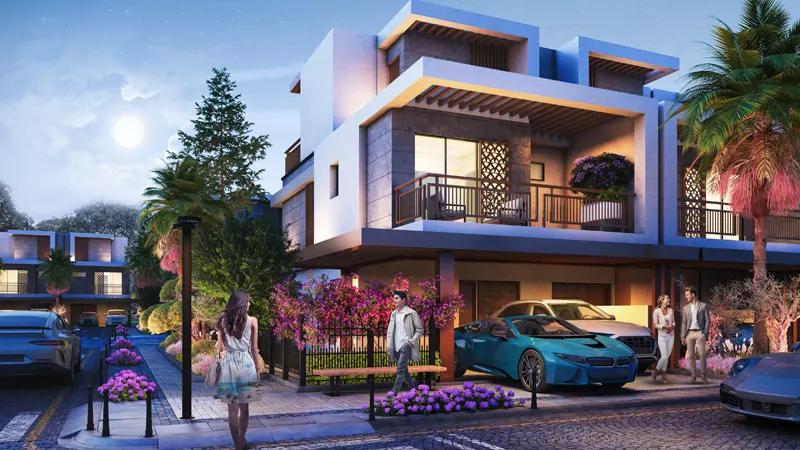 4-bedroom townhouse with storage and closed kitchen, 2353 sqft BUA, Damac Hills 2