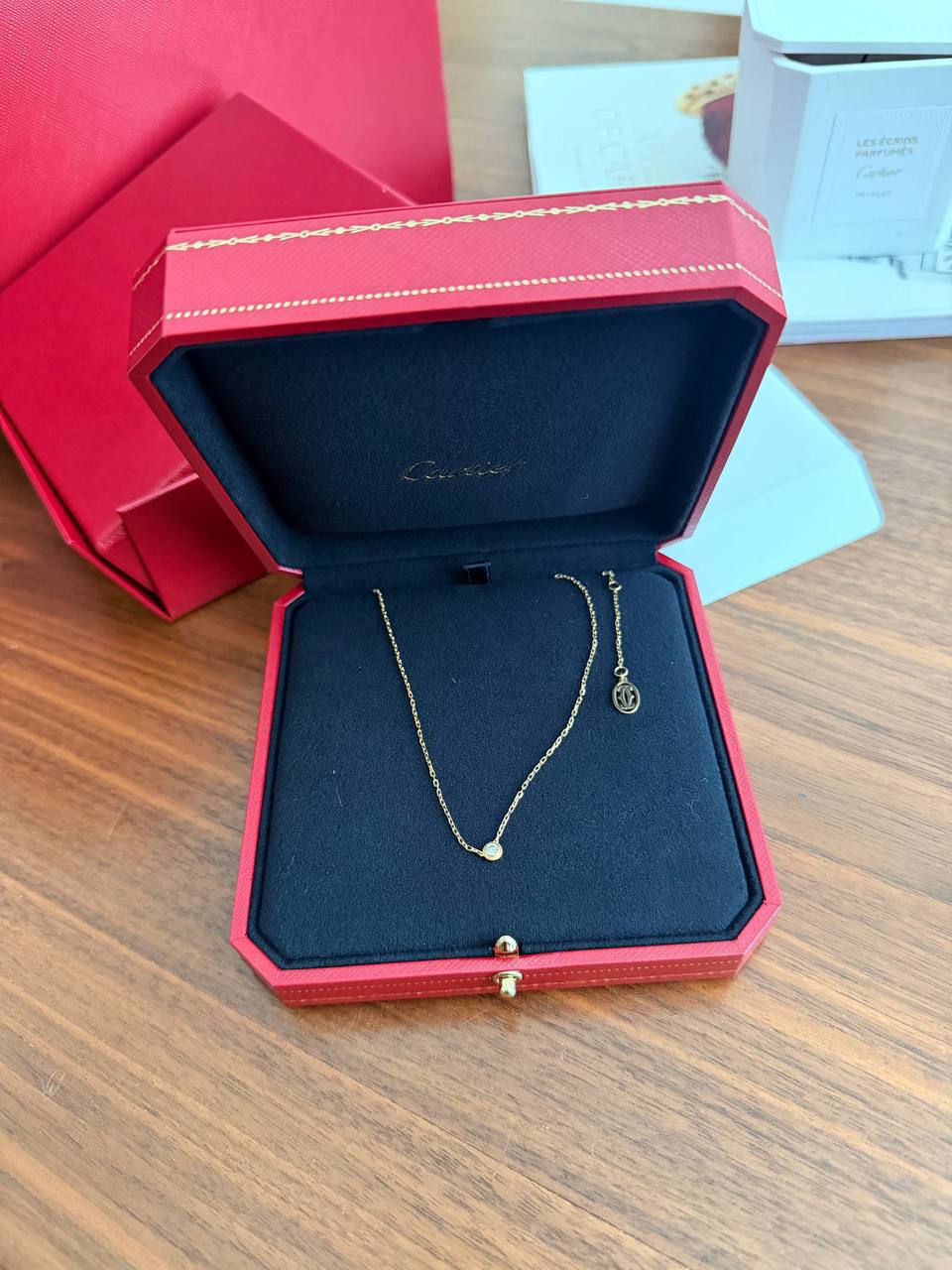 Продажа — Колье Cartier d'Amour, желтое золото, натуральный бриллиант