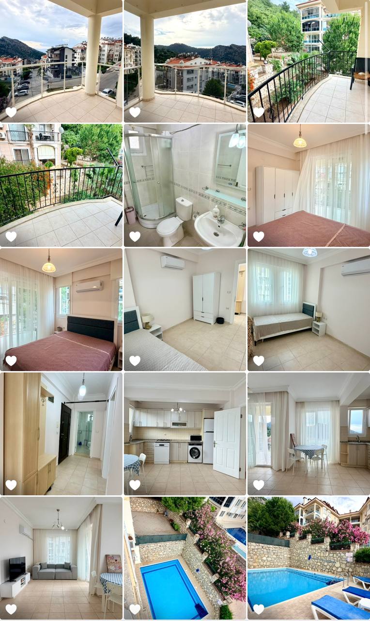 Аренда — Condo | 2+1 апартамент Patlangıç, Фетхие, меблирован, закрытый комплекс с бассейном, вид на Фетхие 💰 35.000 TRY 📍 Фетхие 🗓 25.06.2026 #Rent #Apartment #Fethiye