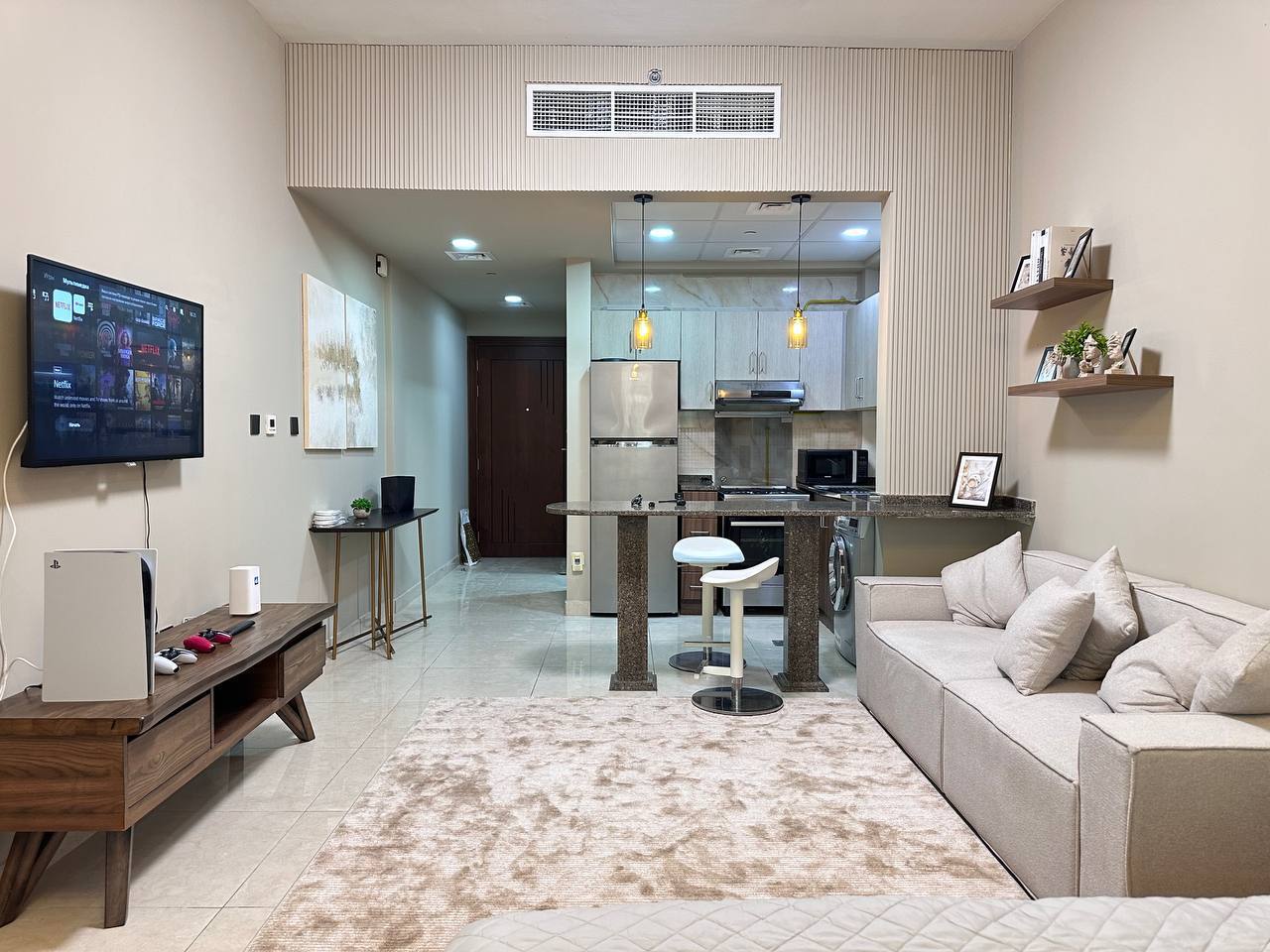 Studio apartment in Al Furjan, all bills included, available now