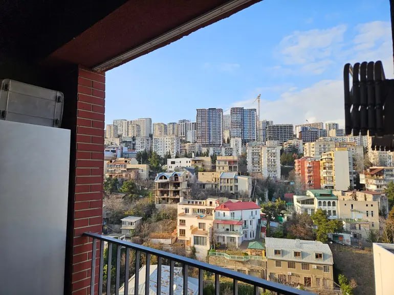 2-room apartment, 1 bedroom, 65 sqm, 13th floor, Saburtalo, near Vaza-Pshavela metro