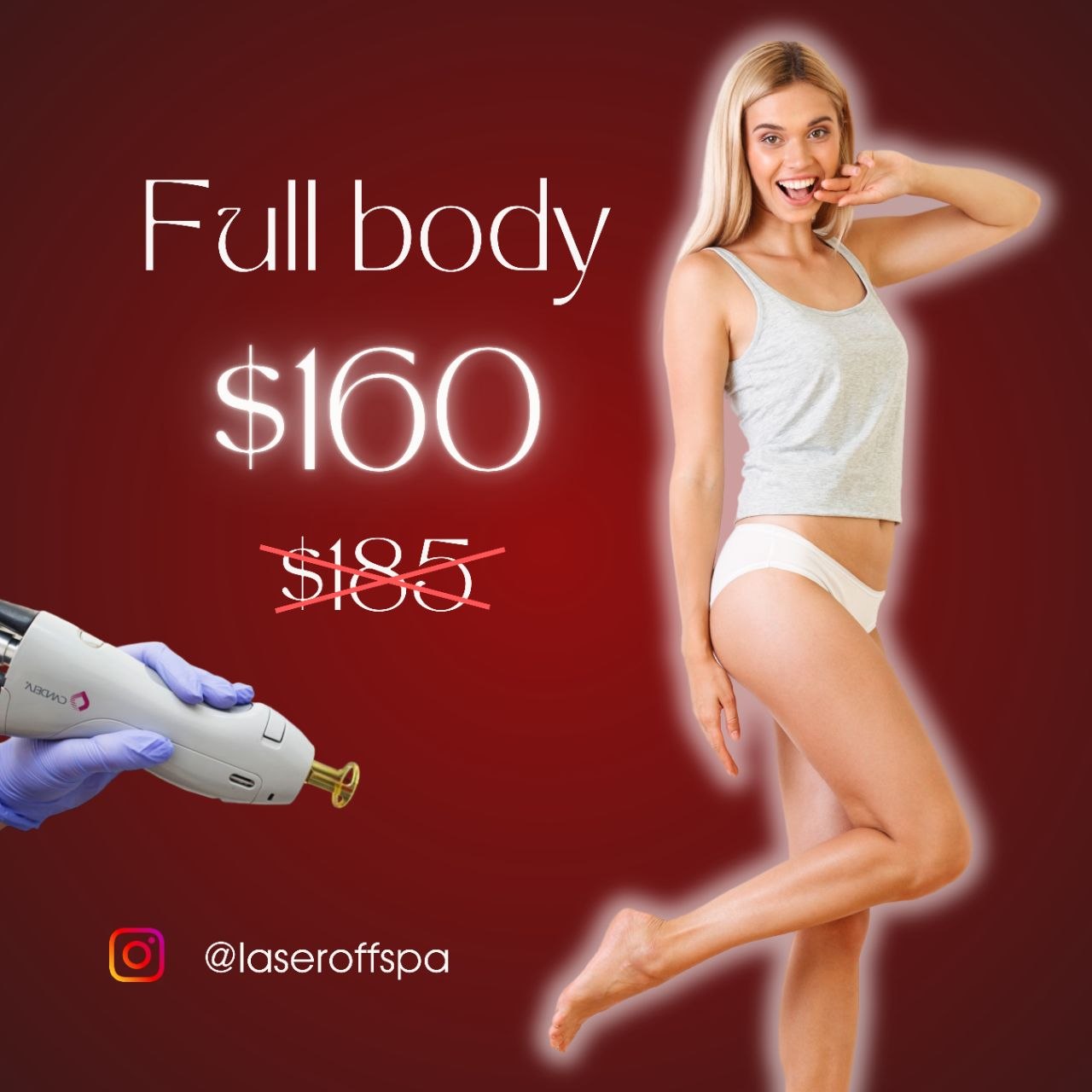 Лазерная эпиляция в Бруклине, акция на Full Body