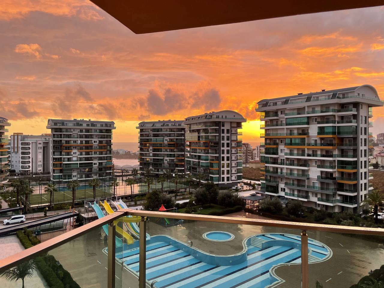 Квартира 1+1 в Оливия Гарден, современный комплекс, 900€ месяц, без комиссии