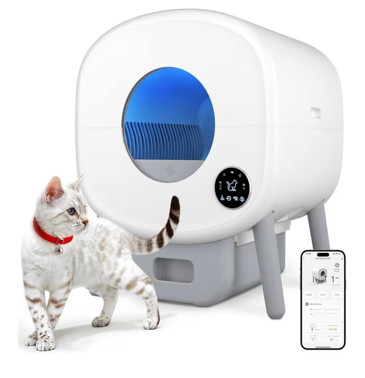Sale — Automatic cat litter box, almost new, for sale