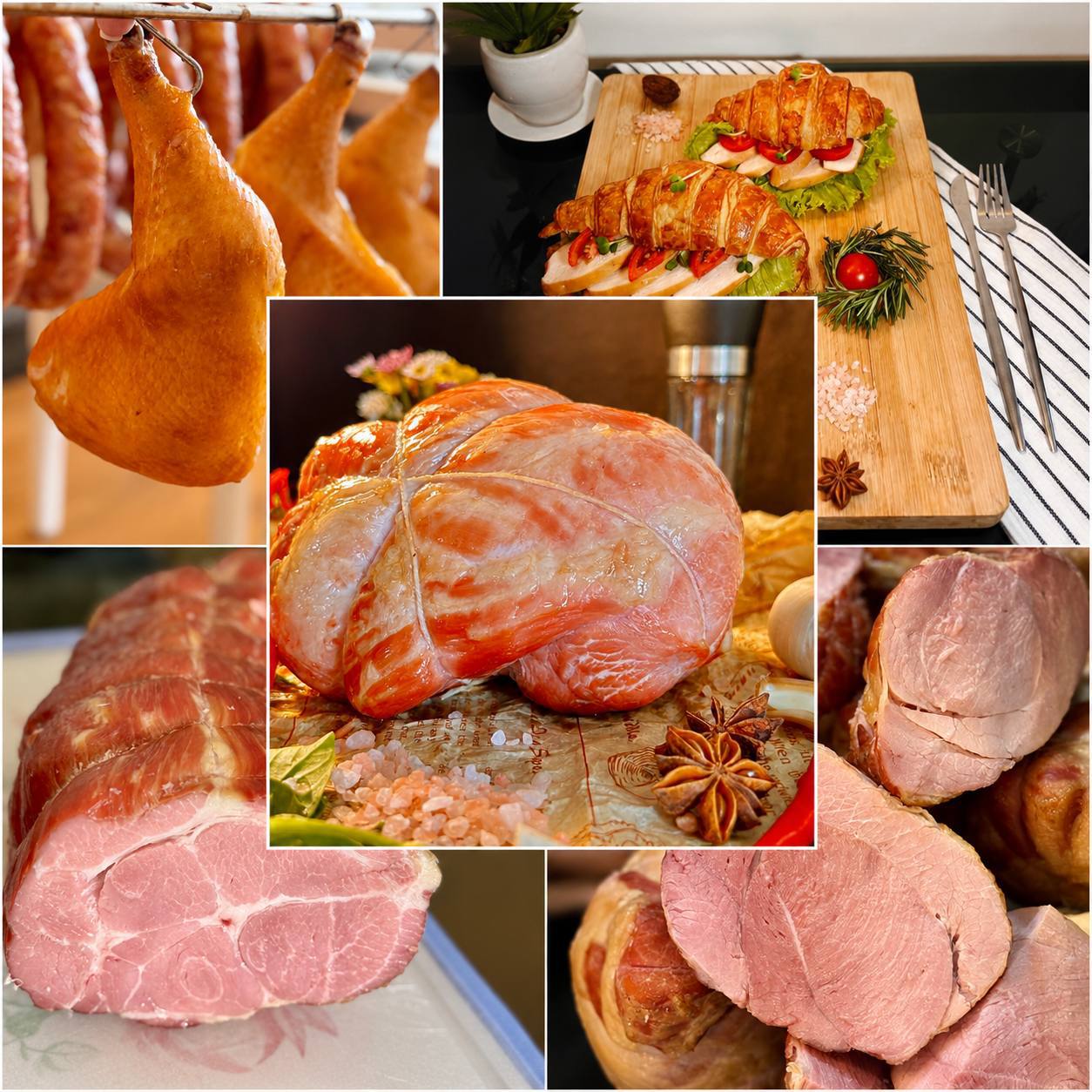 Продажа — крафтовые копченые мясные деликатесы и колбасы из курицы, свинины и утки
