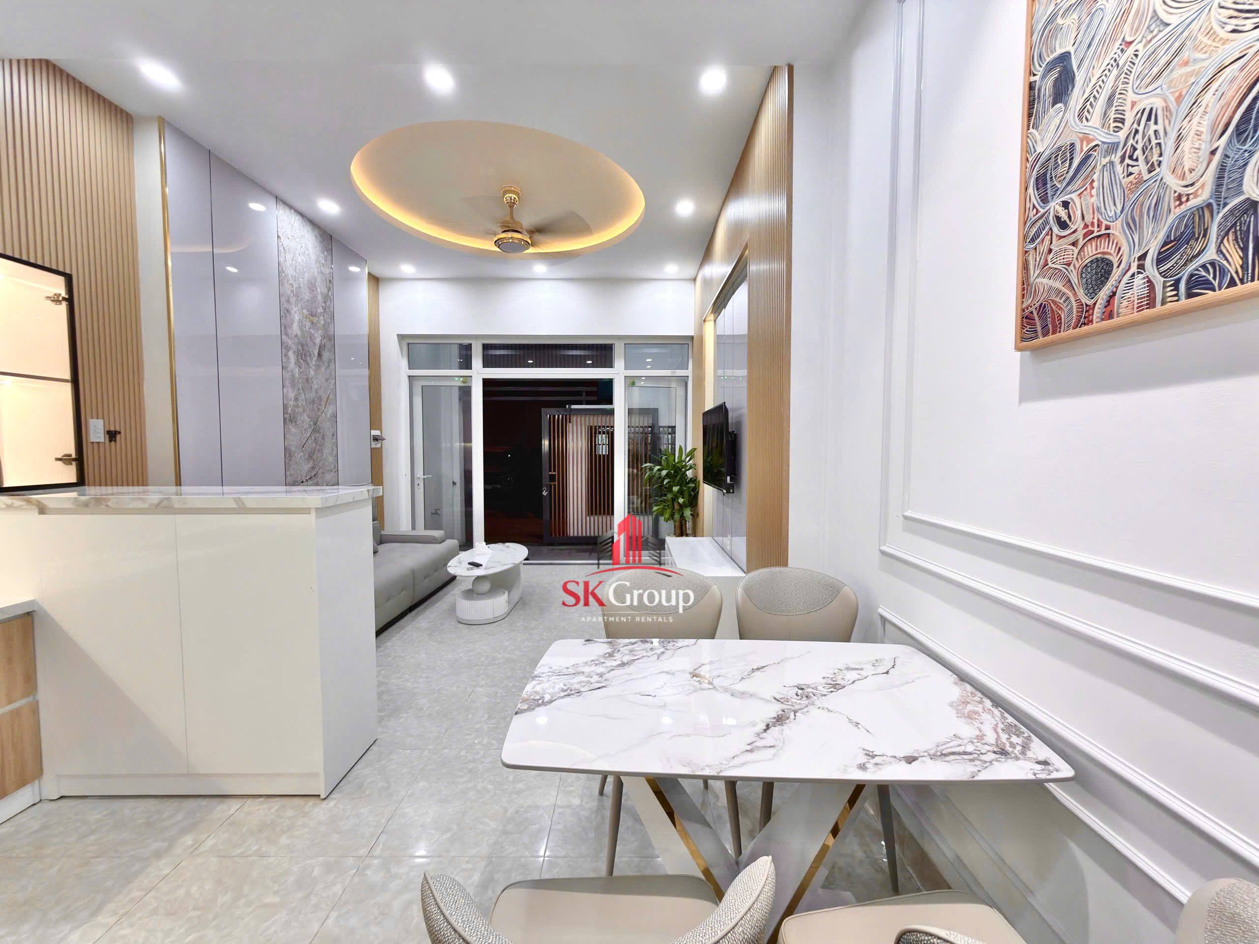 New 2-Story House for Rent in Vinh Hoa, 3 bedrooms, fully furnished, near beach