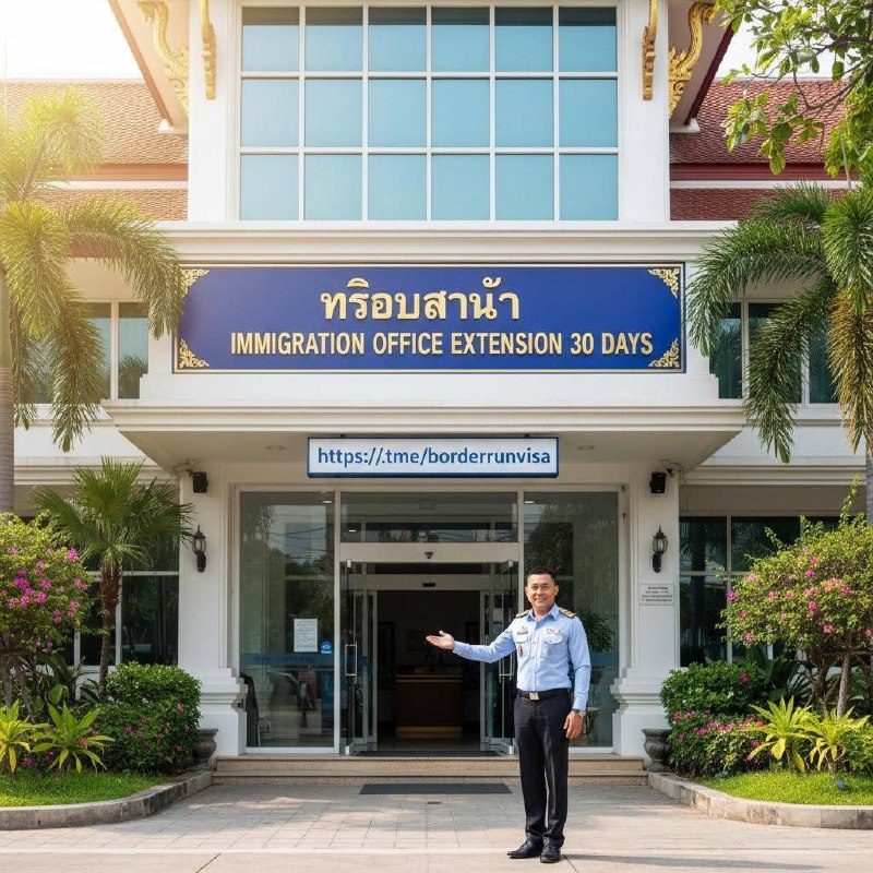 30-day visa extension stamp guaranteed Pattaya immigration office, full documentation service included