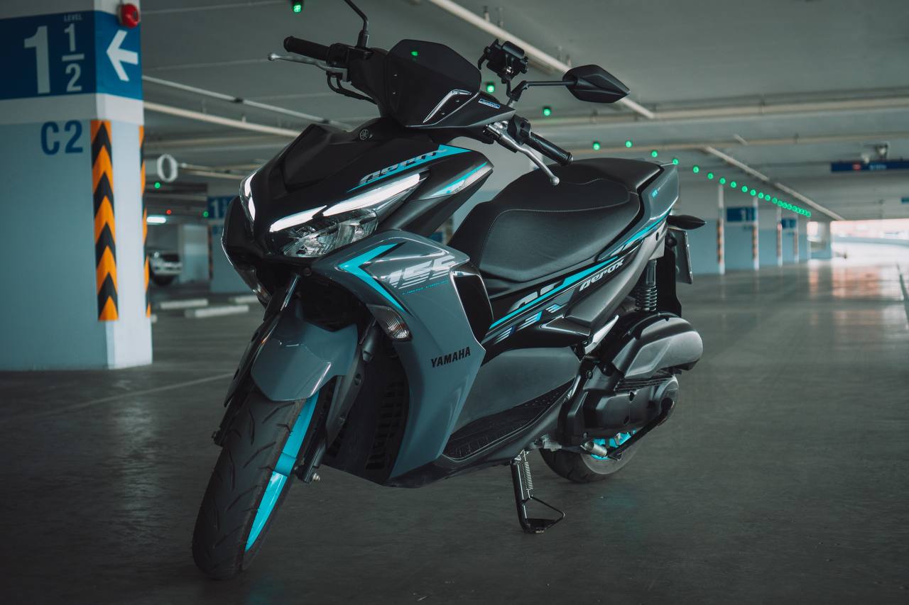 Yamaha Aerox 155 2022, automatic, 19,000 km, monthly rental