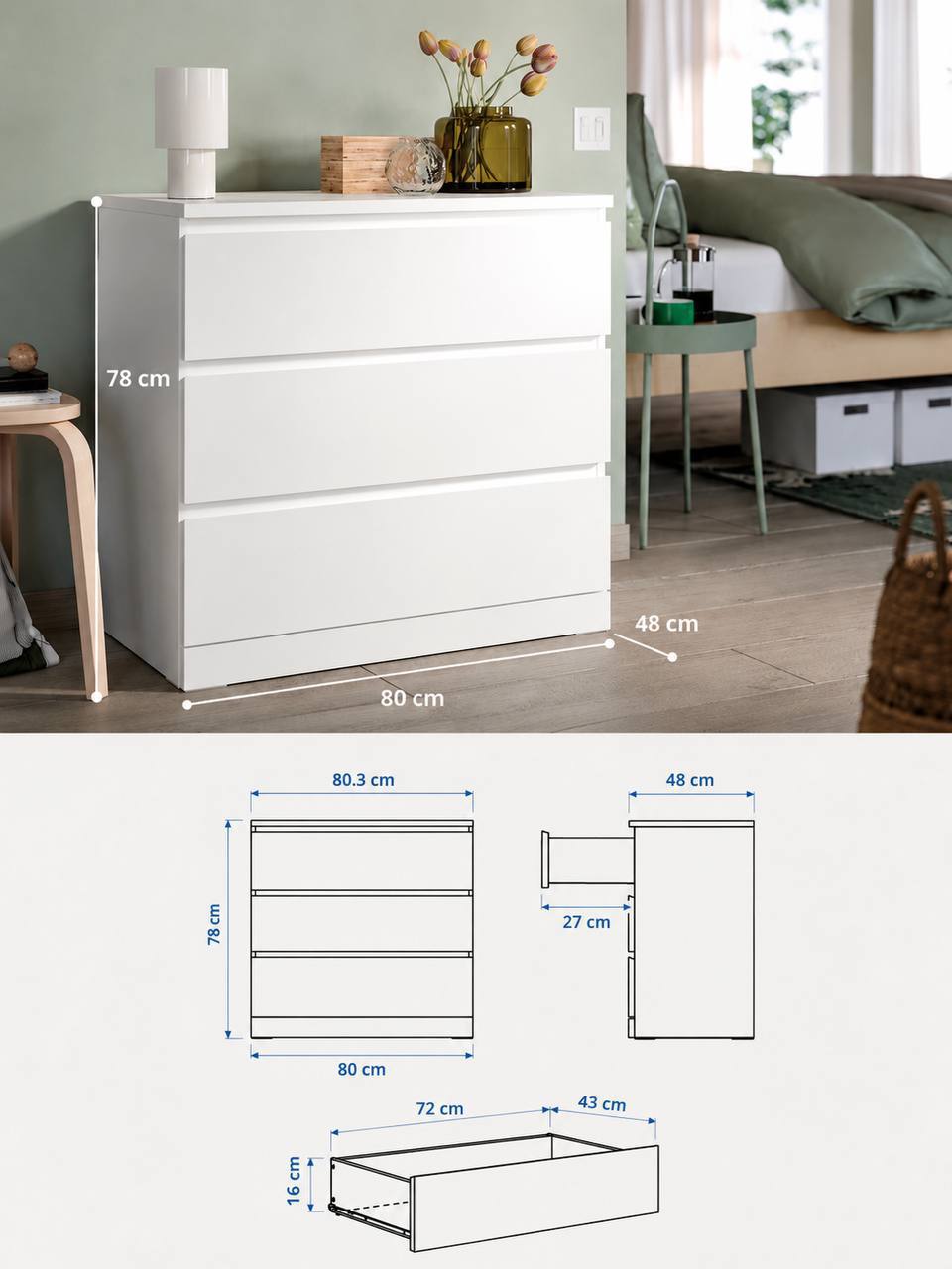 IKEA dresser, like-new condition