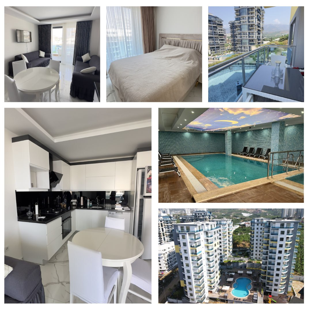 Продажа — Квартира 1+1 в HEAVEN HILLS RESIDENCE, Махмутлар, 55 м²