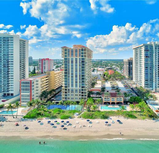 2-bedroom, 2.5-bath oceanfront apartment Hallandale, furnished all amenities, $4,500/month