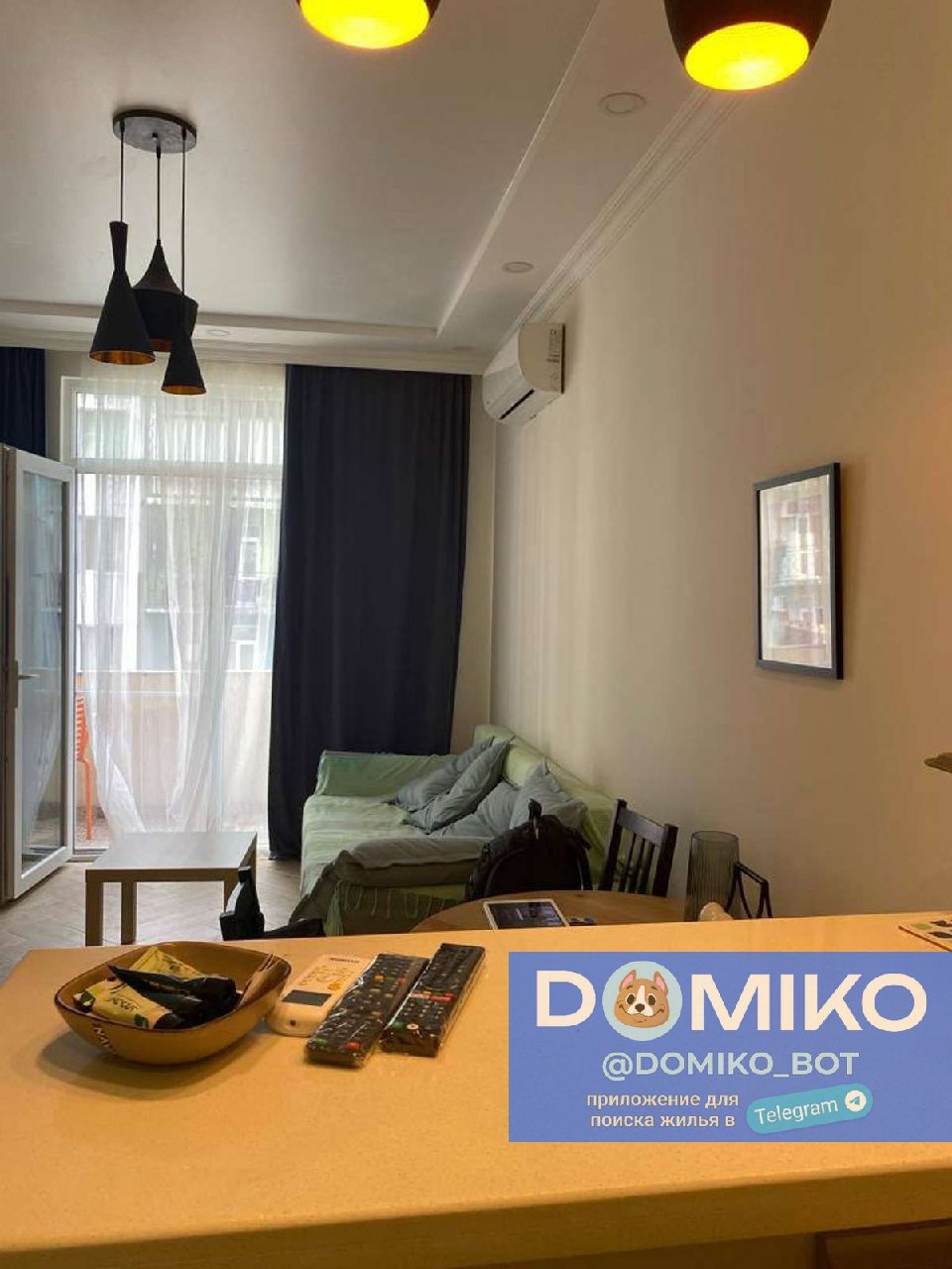 2+1 apartment in Batumi, 45m², 5th floor, furnished
