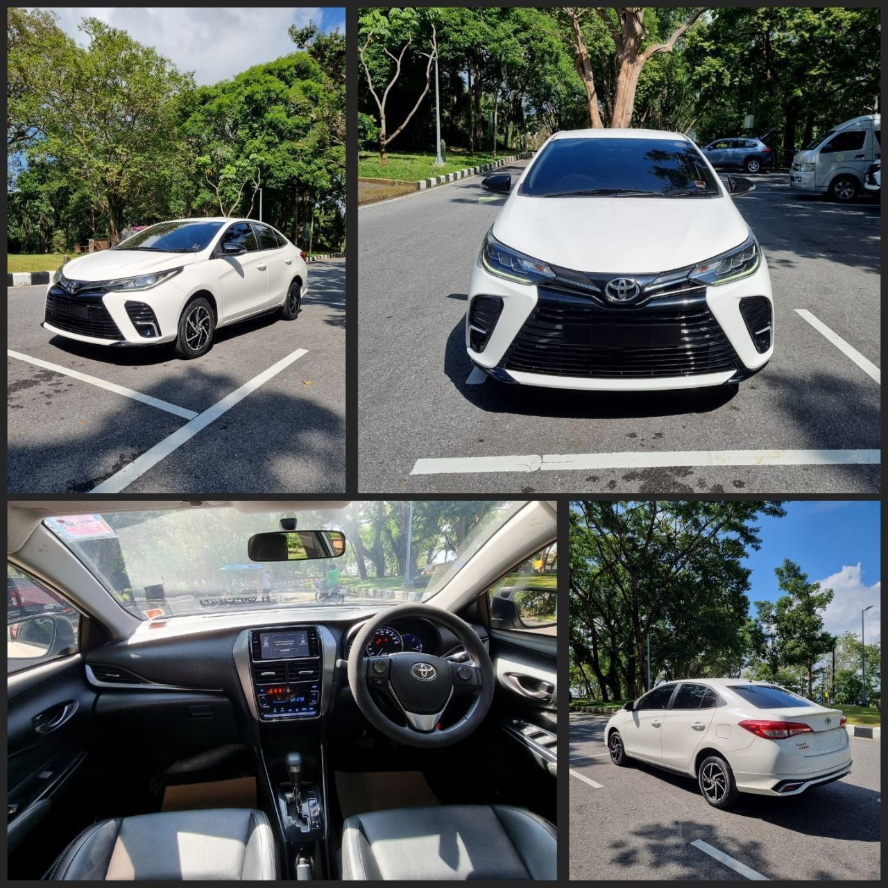 Toyota Yaris Ativ в аренду, автомат, климат, камера, CarPlay, от 12000 бат в месяц