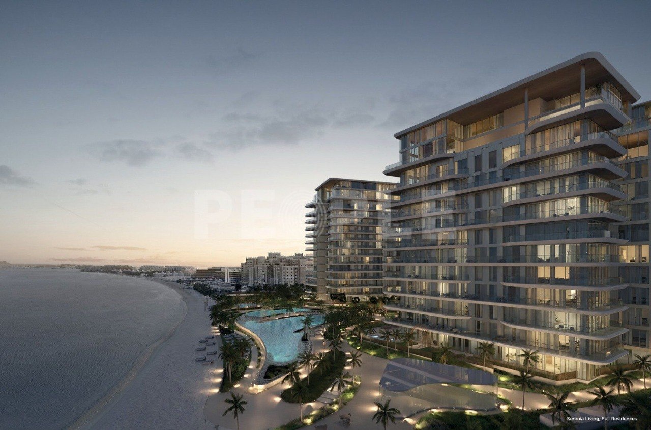 2 bedroom, 2 bathroom apartment with full sea view, mid floor.