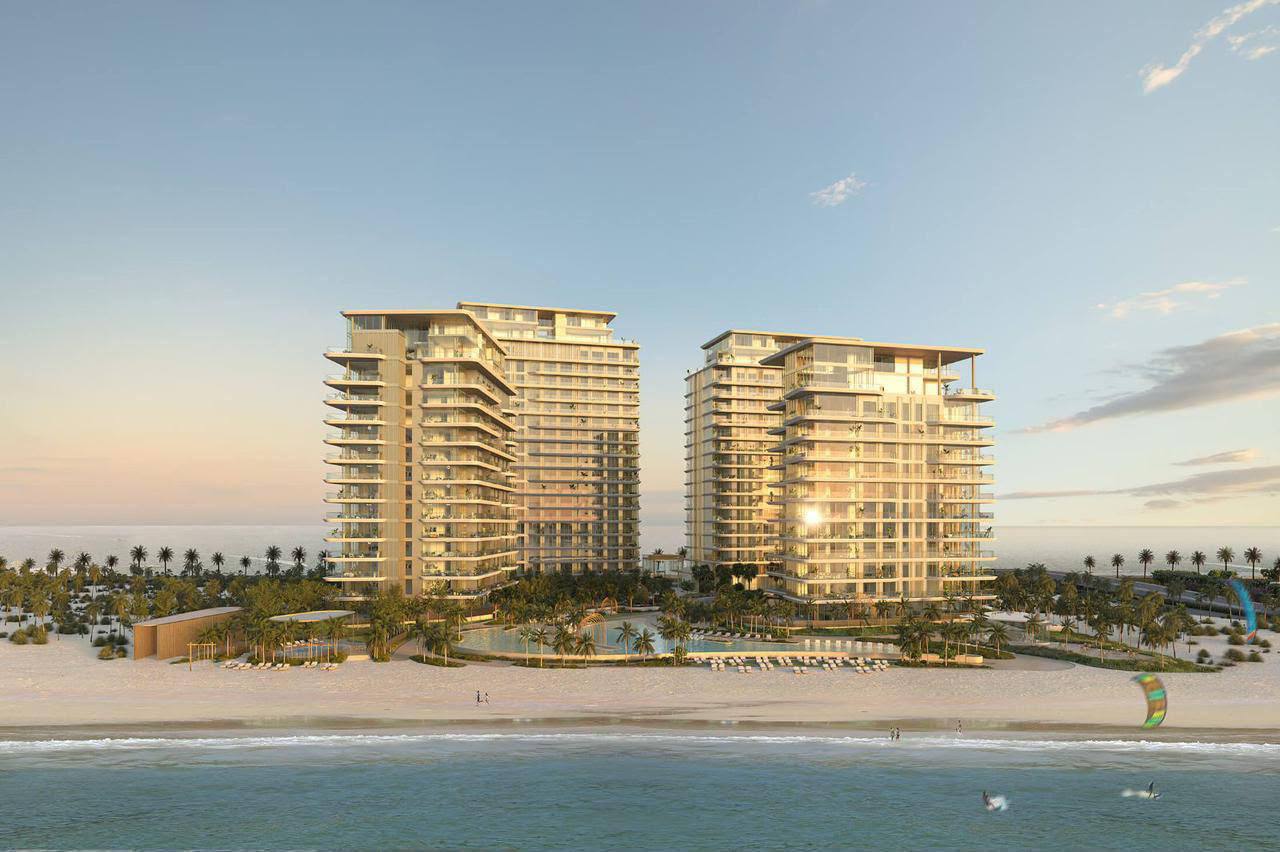 2 bedroom + maids apartment with palm and marina views, 190 sqm, high floor, 2 parking spaces and private beach access.