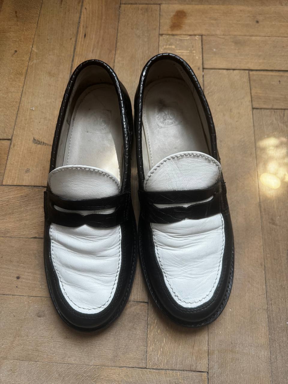 Penny loafers натуральная кожа ручной работы, размер 42, как новые