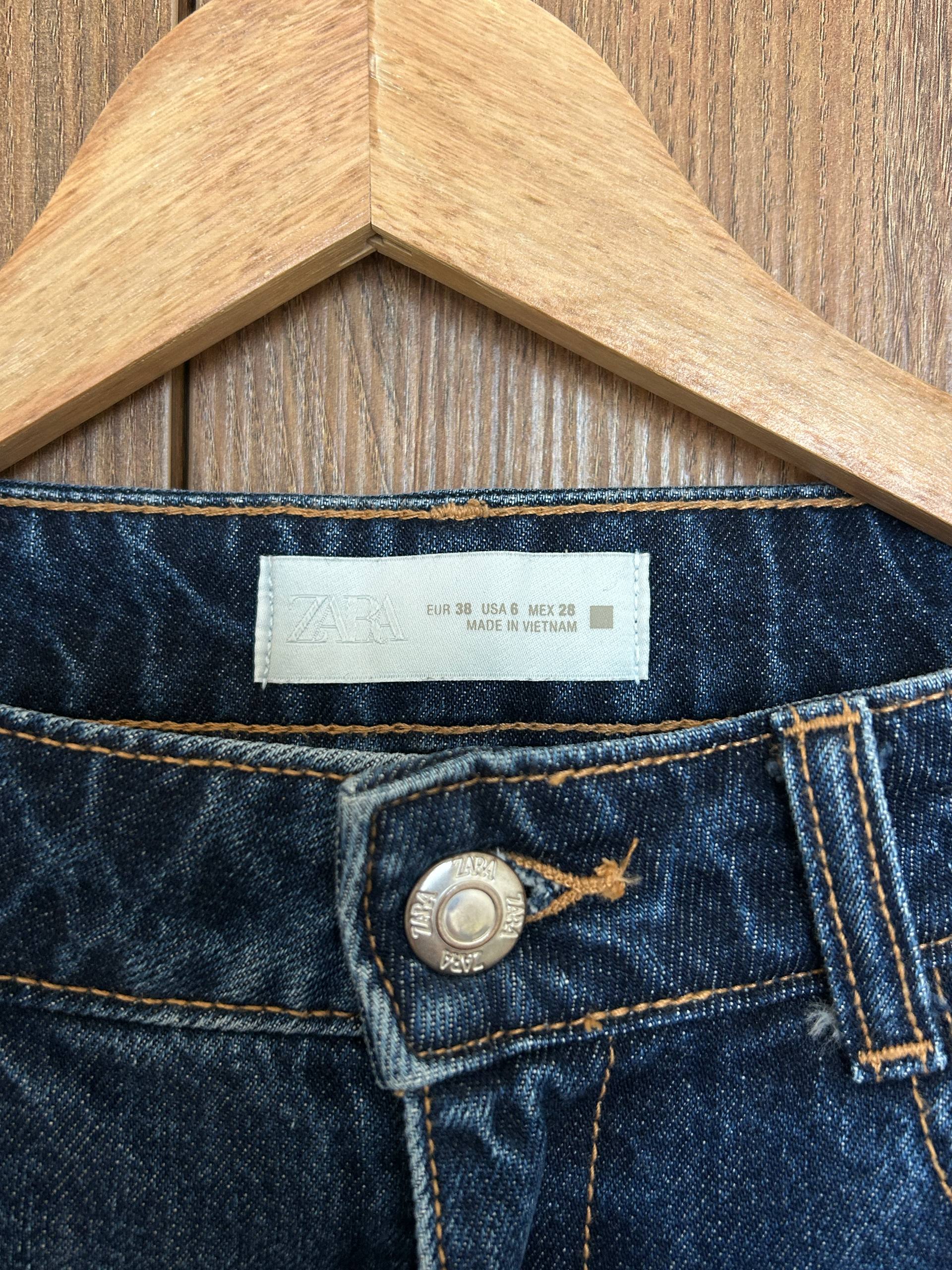 Джинсы Zara прямого кроя, размер 38