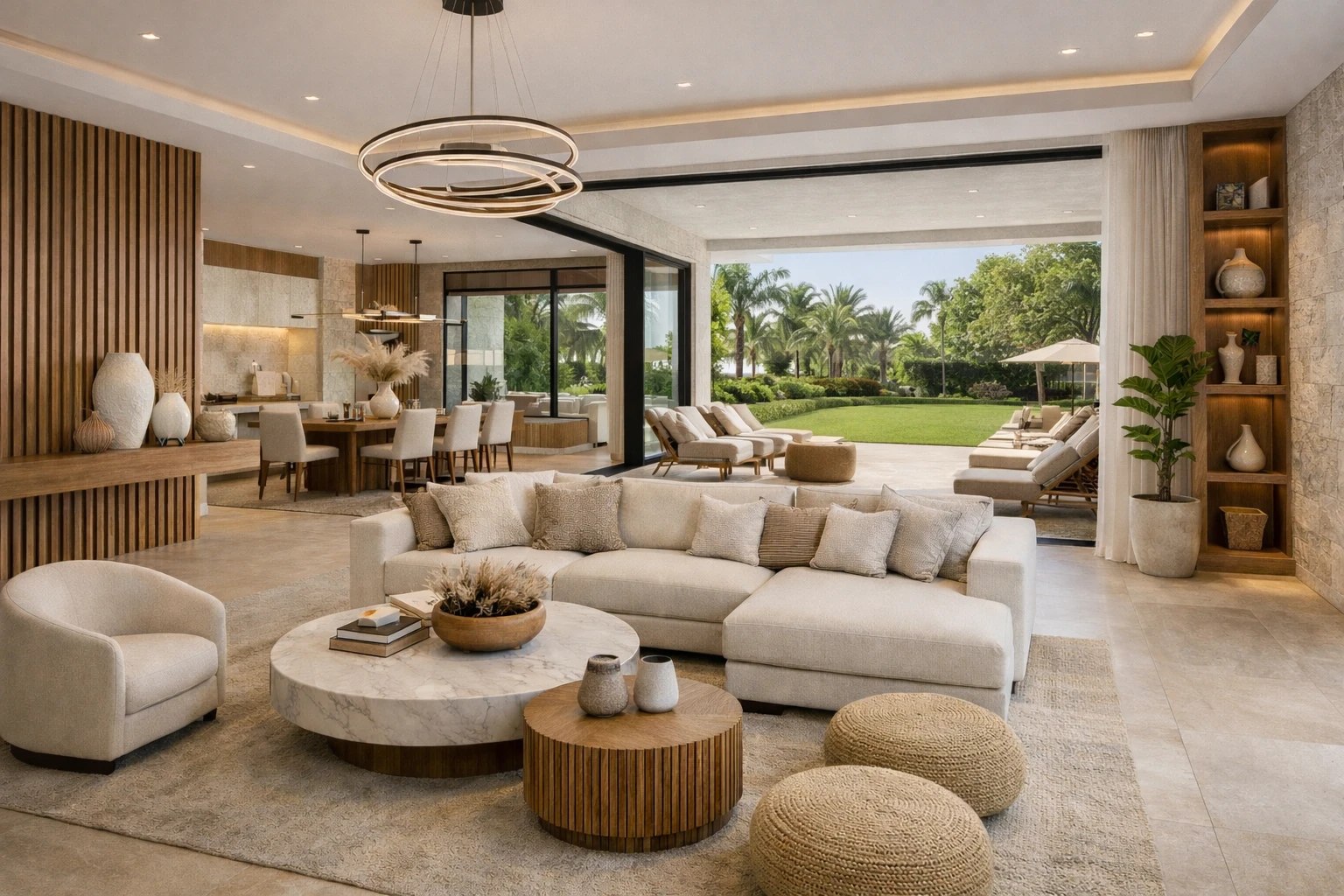 3BR villa, The Pulse Beachfront, 2,583 sqft, single row, private garden, vacant ready
