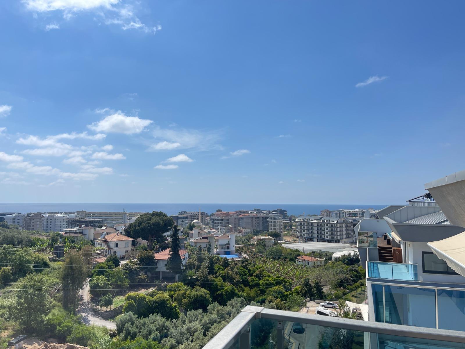 Дуплекс 3+1, 275 м², вид на море, Каргыджак
