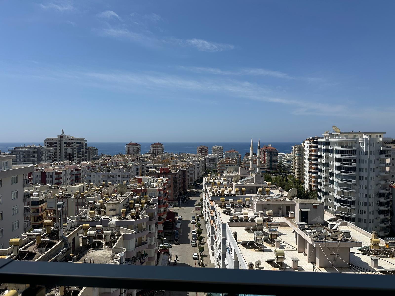 Квартира 1+1, 63 м², вид на море, Махмутлар