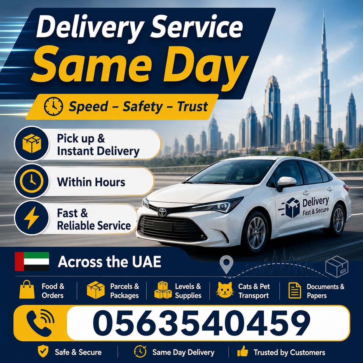 Fast delivery services