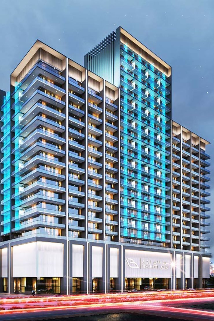 Продажа — Apartment  1-Bedroom (кухня-гостиная + спальня) 68.5 м² in Binghatti Azure, JVC, Dubai