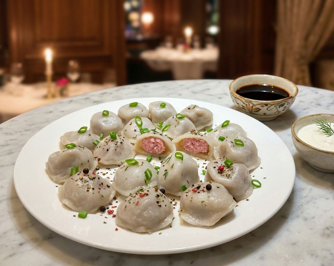 Домашние пельмени ручной лепки с мясом: курица, свинина, говядина; доставка в Нячанге