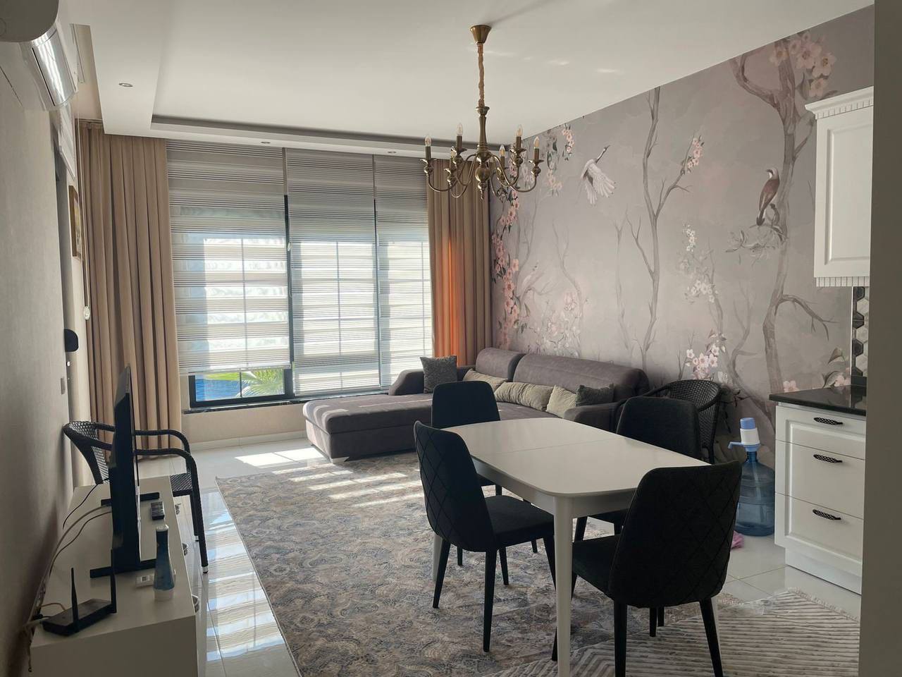 2+1 apartment in KAVI Home, Oba, Alanya — long-term rental, 900€/month, multiple facilities